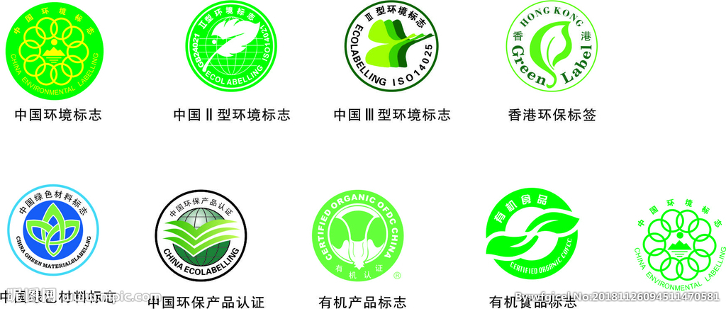 環(huán)境標識與綠色材料標志 生態(tài)材料時代的可視化認證